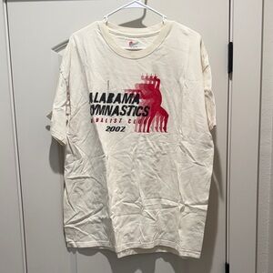 Alabama Gymnastics 2007 Graphic Tee - Cream